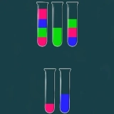 Water Sorting Color in the bottle